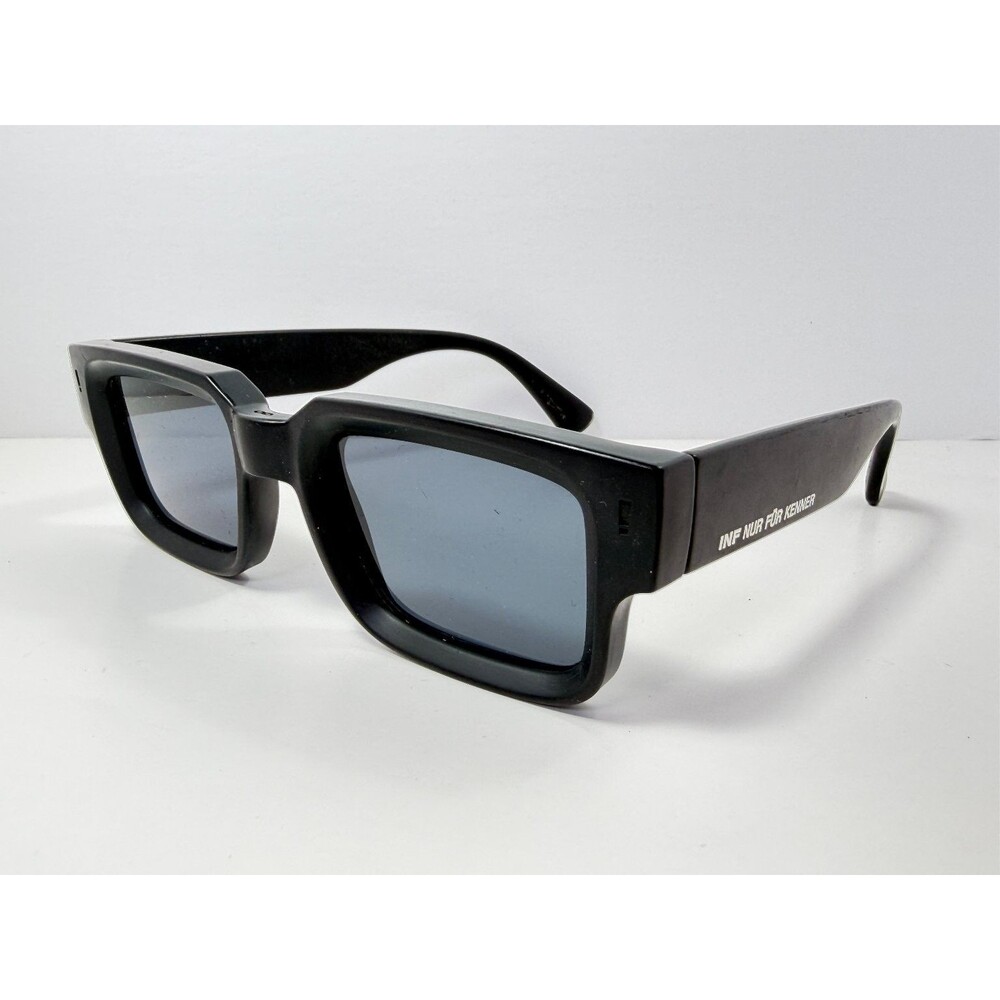 INFINIT Exclamation Sunglasses Matte Black Rectangular Frame
